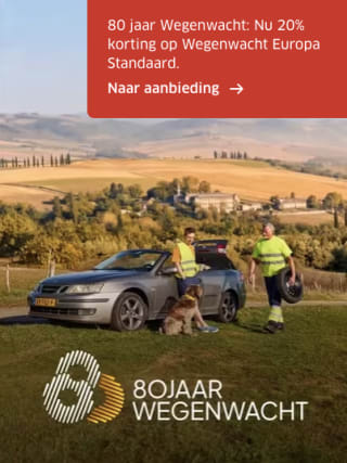 20% korting op Wegenwacht Europa Standaard bij de ANWB