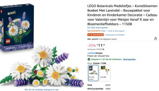 LEGO Botanicals Madeliefjes Bloemen voor €9,74 bij Amazon