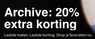 20% EXTRA korting op de sale tot 75% bij otrium