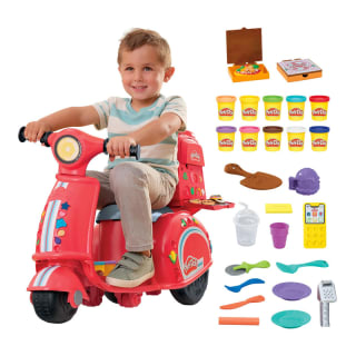 Play-Doh Moto Repartidora de Pizzas de Juguete con Cocina y Accesorios por 29.99€