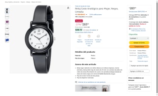 Reloj Casio Analógico por $283 | Oferta Amazon