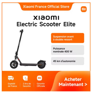 Xiaomi Electric Scooter Elite autonomie de 45 km à 8.815,99€