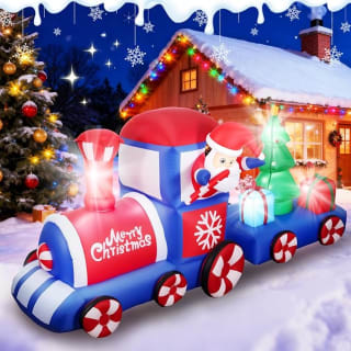 Inflable Navideño Santa Tren Árbol 2.1m por $799 | Amazon