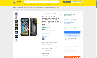 Celular Oscal PILOT 1 256GB por $3,745 | Oferta Mercado Libre