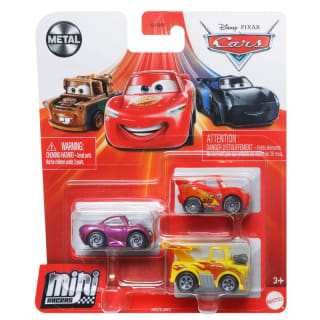 Set 3 Mini Coches Cars metálicos, ruedas giratorias por 3.99€