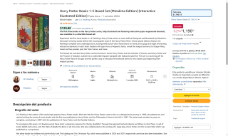 Set Harry Potter 1-3 en Inglés por $1,190 | Oferta Amazon