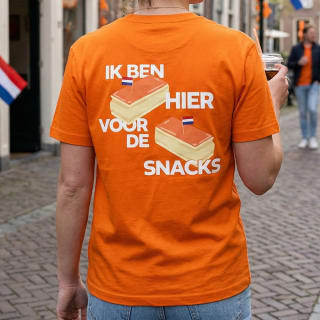 1+1 gratis op oranje T-shirts bij Fotofabriek