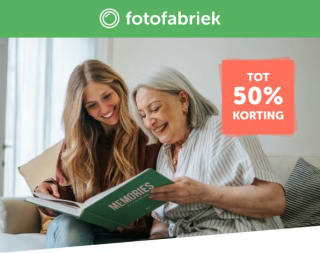 Tot 50% korting op fotoboeken bij Fotofabriek