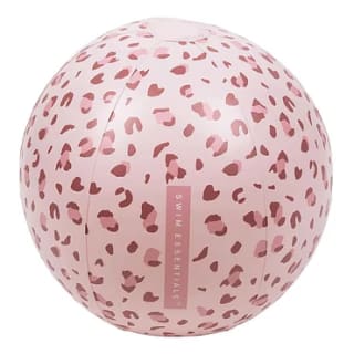 Swim Essentials - Strandbal Old Pink Panterprint, 51cm voor €2,50 bij Lobbes