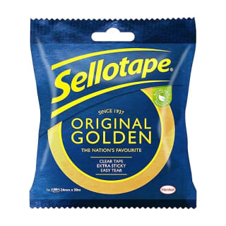 Sellotape Zero Plastic Clear Tape, Multi-Purpose Adhesive, 24 mm x 50 m Eco-Friendly