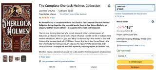 The Complete Sherlock Holmes Collection voor €18,99 bij Amazon