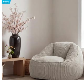 Fauteuil Teddy Rib loungestoel voor €39,95