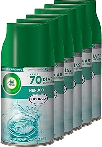 6 botes Air Wick Freshmatic Recambios de ambientador spray Nenuco por 13,41€