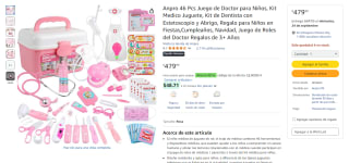 Kit Medico 46 Pcs de Juguete por $288 | Oferta Amazon