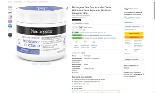 Crema Hidratante Facial Nocturna Neutrogena por $56 | Oferta Amazon