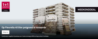 1+1 gratis op Fleurella potgrond en tuinaarde bij Karwei