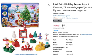 PAW Patrol Adventkalender - 24dlg voor €15,24 bij Amazon