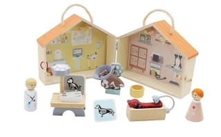 Houten Dierenarts Speelset, 13dlg. voor €15 bij Lobbes