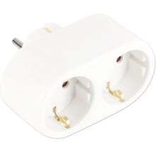 Q-Link verloopstekker 2-voudig horizontaal voor €2,95 bij Hornbach