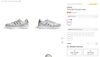 Tenis Run Era Adidas Mujer por $750 | Oferta Liverpool