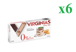 6 x Virginias Turrón tiramisú sin azúcar 200 g por 11.94€