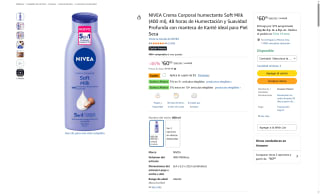 Crema Corporal NIVEA Soft Milk 400ml por $55 | Oferta Amazon