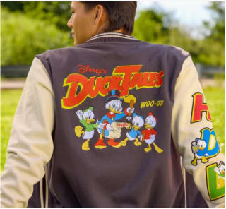 Blouson La Bande à Picsou style universitaire à 34€