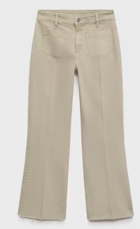Jeans flare crop bolsillos por 8.99€