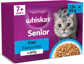 Whiskas 7+ Cat Pouches 36x85g £3.59