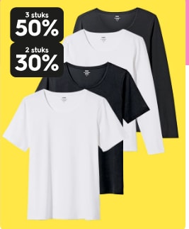 Tot 50% stapelkorting op heren shirts bij de Hema