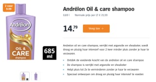 3x Andrelon voor 9,99 euro