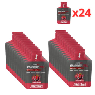 Nutrisport StimulRed Express Fresa 100mg cafeína 34g x 24ud por 13.99€