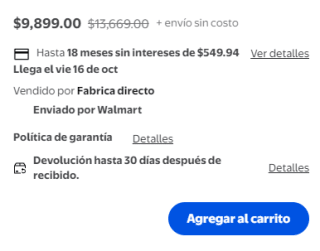Consola Nintendo Switch 2 256GB por $8,909 en Walmart