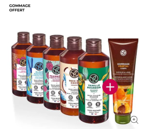 Lot de 5 Bains-Douches + Gommage Végétal OFFERT à 18€