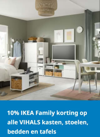 10% IKEA Family korting op bijna alle VIHALS producten