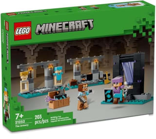 Set LEGO Minecraft La Armería por $281 | Oferta Amazon