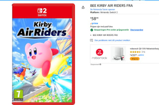 Nintendo Switch 2 Kirby Air Riders voor €58,90 bij Amazon
