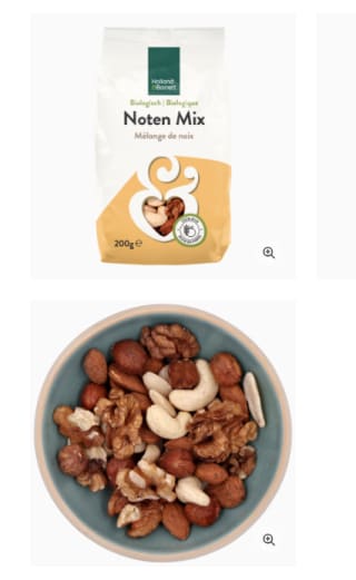 Gratis notenmix, creatine, multivitamine of castorolie bij Holland & Barrett