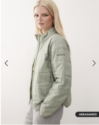 Columbia Sienna Hill Abrigo Guateado Verde por 25,50€