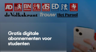 Gratis digitale krantenabonnementen voor studenten bij DPG Media