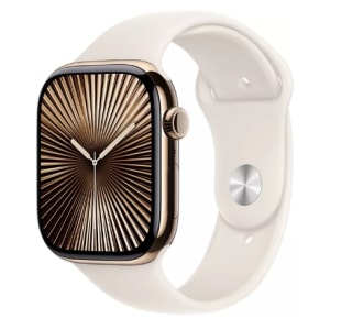 Montre connectée APPLE WATCH Serie 10 46mm Titane Or M/L Cellular à 675,65€