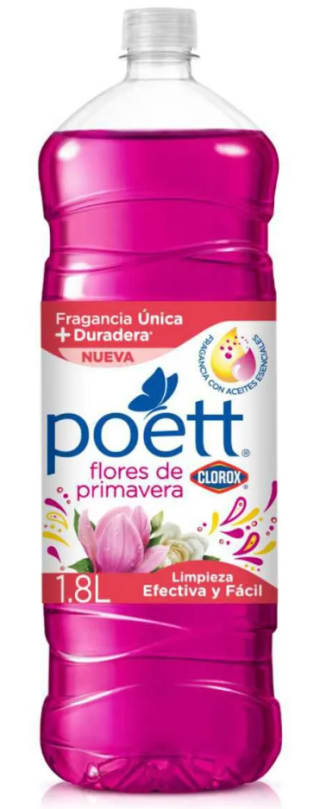 Limpiador Poett Flores de Primavera 1.8L por $30 | Chedraui