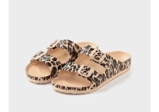 Chanclas doble hebilla para mujer TEX por 4.99€.