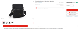Crossbody para hombre Nautica por $395 en Sanborns