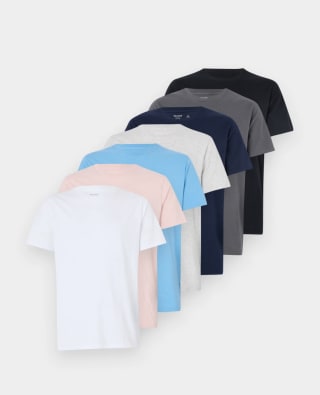 (Pack de 7) Camiseta Básica Hollister Icon Crew T-Shirt por 45.86€