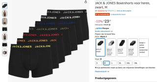 Jack & Jones boxershorts (7 stuks) voor €23,27