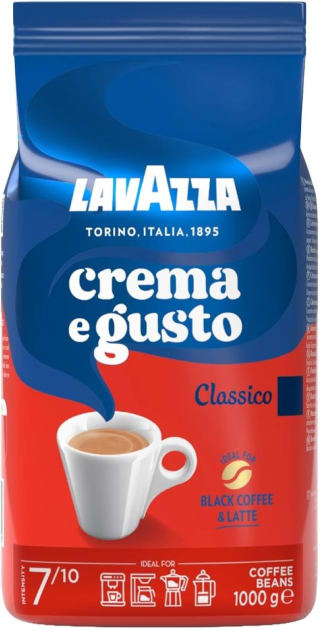 1 kg Café Lavazza Crema e Gusto clasico en grano por 18.35€