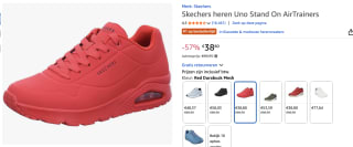 Skechers Uno - Stand On Air - Heren Sneakers voor €38,80 bij Amazon