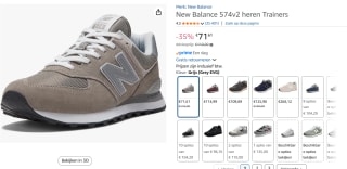 New Balance ML574 Unisex Sneakers voor €71,61 bij Amazon