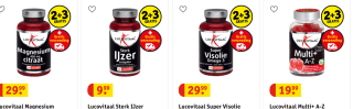 Lucovitaal producten 2+3 gratis